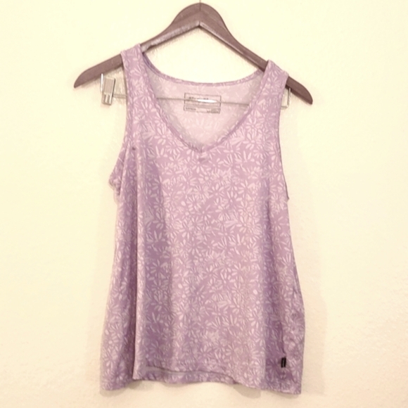 Eddie Bauer Other - SLIGHTLY USED EDDIE BAUER SLEEPWEAR TANK TOP FLORAL SIZE S PURPLE